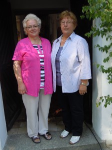 Christine Fütterer und Monika Mark (Mesner Gleißenthal)